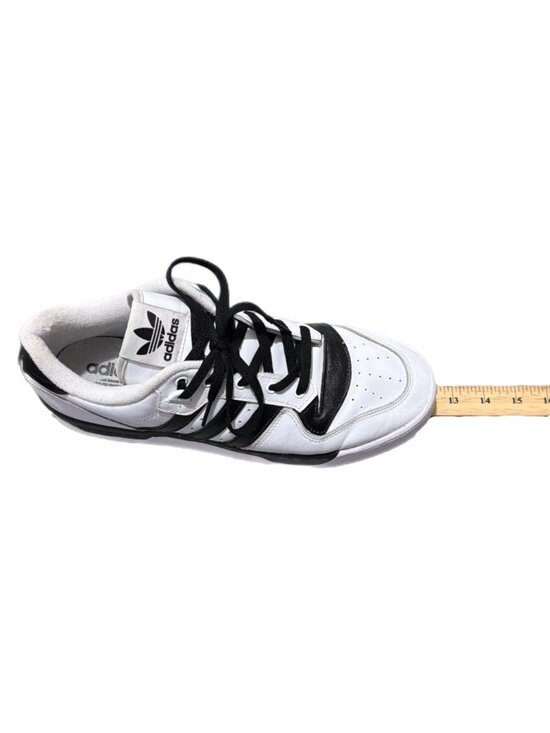 Adidas Sneakers Mens 11.5 White Leather Cloud Low Trainer Rivalry Rapper Skater main image 4